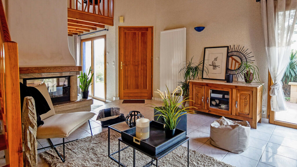 Maison contemporaine – 118 m² – 3 chambres + mezza bureau