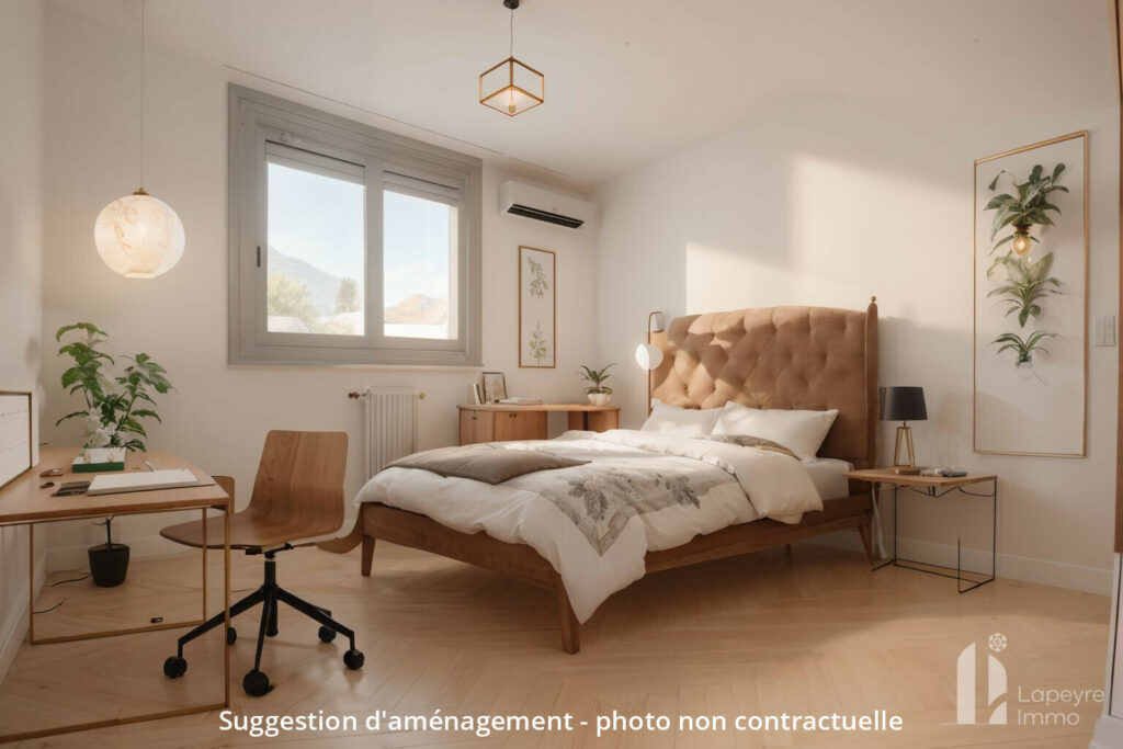 Bourg – Maison de plain pied à potentiel offrant 4 chambres
