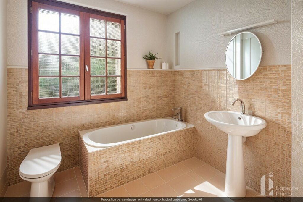 BOURG – MAISON avec SOUS-SOL de 97 m² – 3 chambres – A rénover !